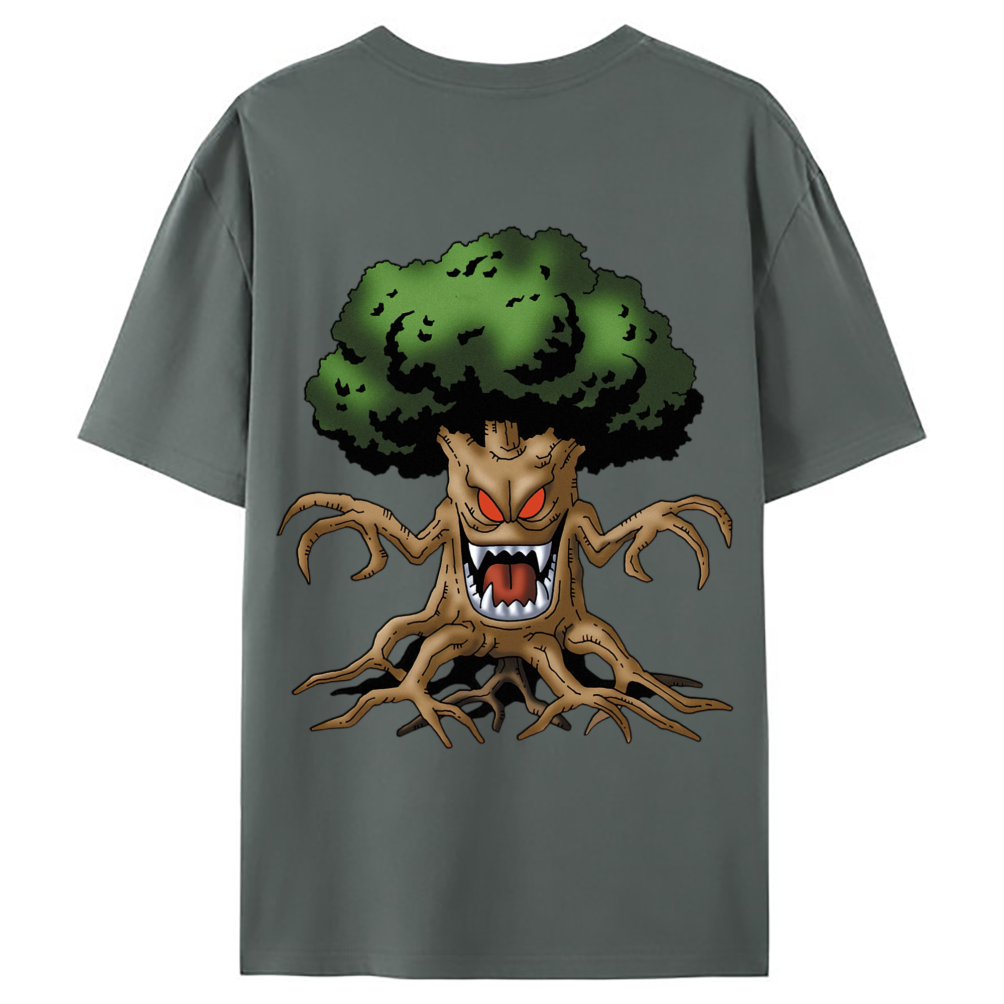 （画像用） ドラゴンクエスト Doragon Kuesuto Dragon Quest 綿100％ メンズ半袖Tシャツ（バックプリント） 通気性